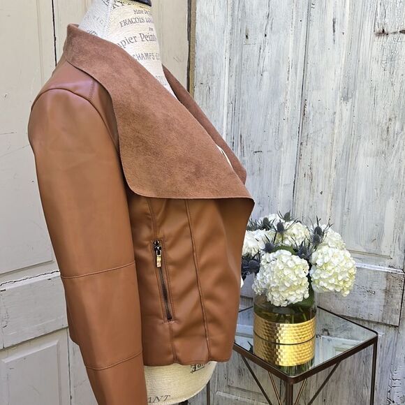 BAGATELLE FAUX LEATHER JACKET. Size S NWOT - Picture 4 of 6